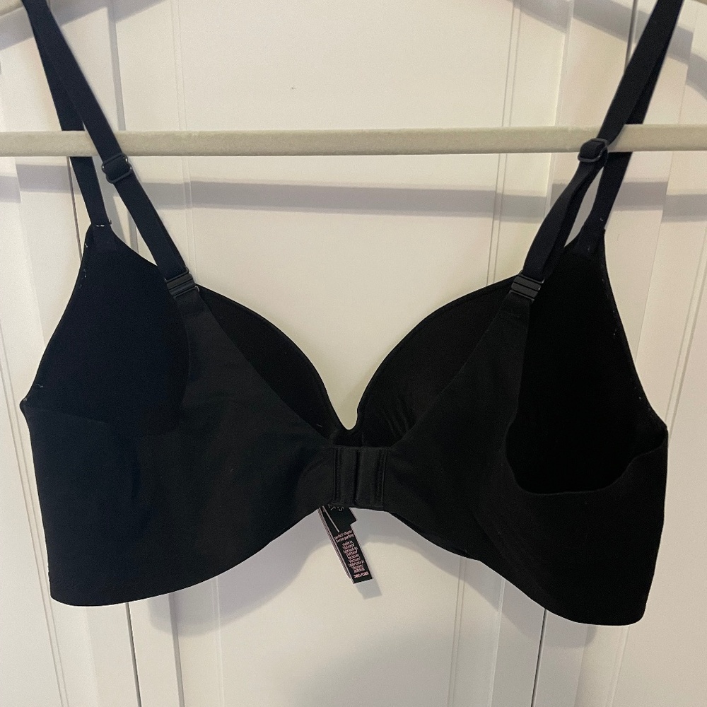Body by Victoria Secret Perfect Shape Bra 38C Black Full Coverage